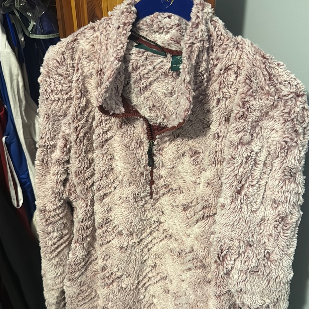 Stillwater Supply Quarter Zip pullover Plush Style